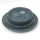Blue Color Stoneware Dinnerware Sets For Sale