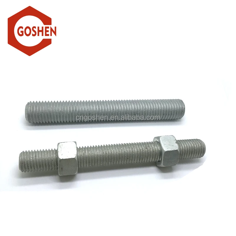 Hex Bolt A B Double Ended Stud Bolt With Hex Nut Buy Stud Bolt