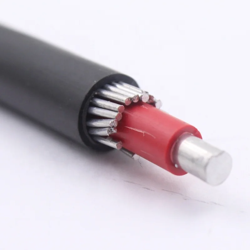 Aluminum conductor XLPE OR PVC straight concentric cable 3x10+10 , 3x16+16, 4x10, 3x25