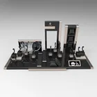 aluminum metal Stand Showcase Counter Wood Acrylic Wrist Jewelry Watch Display