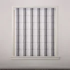 Roman shades privacy grey stripes kitchen window blinds zip black out blind