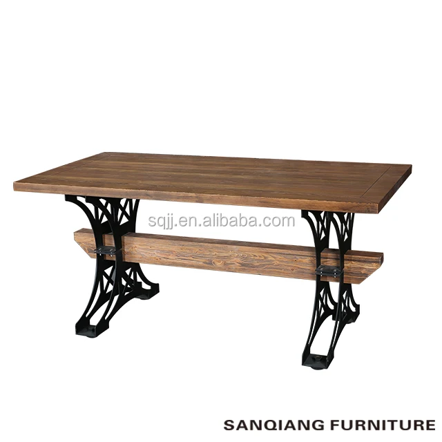 Factory price Solid Pine Wood Dining Table For Dining Room Furniture