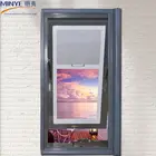 aluminum roof Tempered Glass Skylight With Built In Blinds