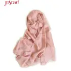 100% silk head solid color top fashion manufacturer women scarf
