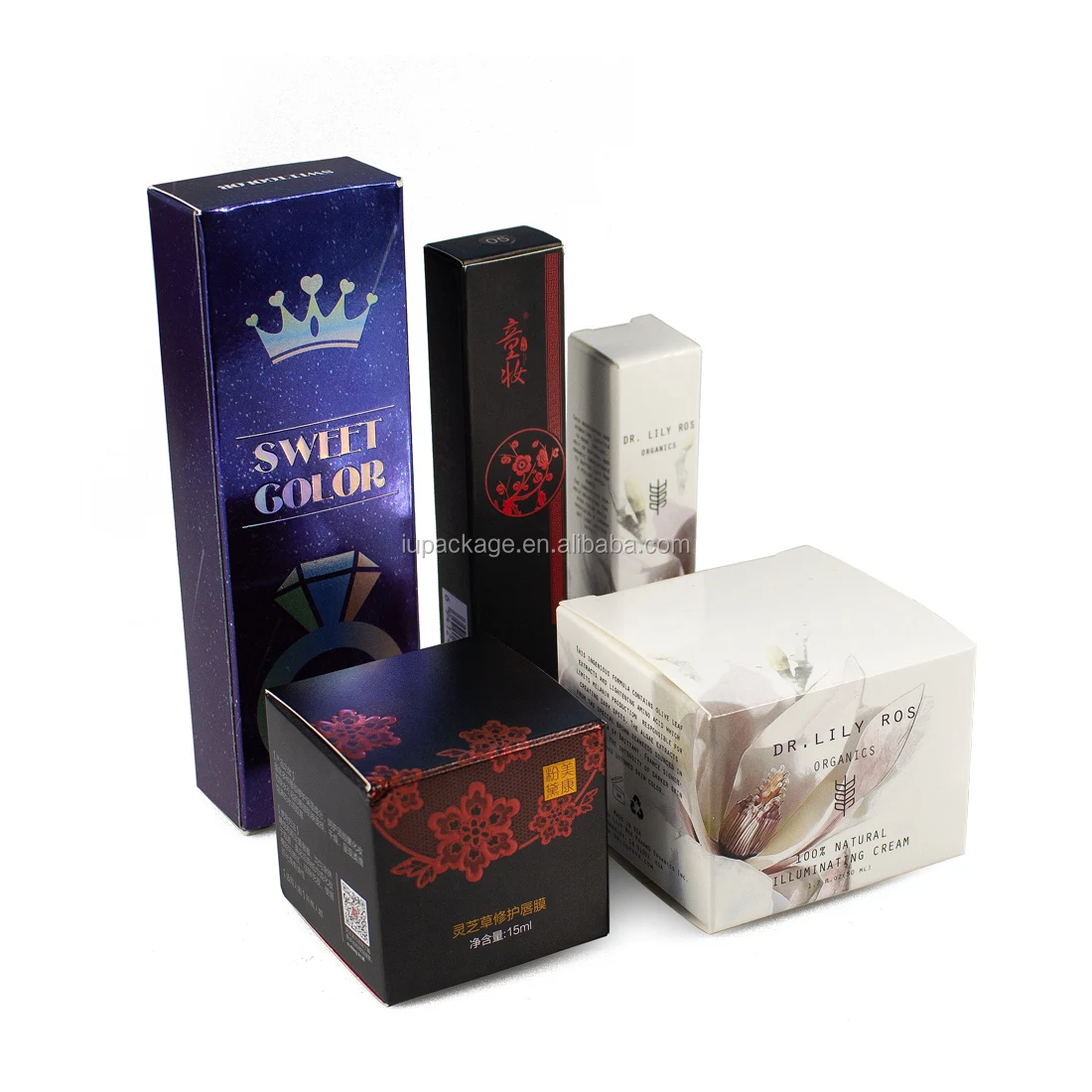 custom brand name eco-friendly lipstick cardboard box packaging