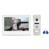 AHD1080 audio system video door phone intercom monitor for 2 Camera 2 call panel with IC card