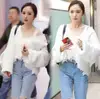 Korean tops spring fashion sweater woman cardigan latest v neck sexy knitwear