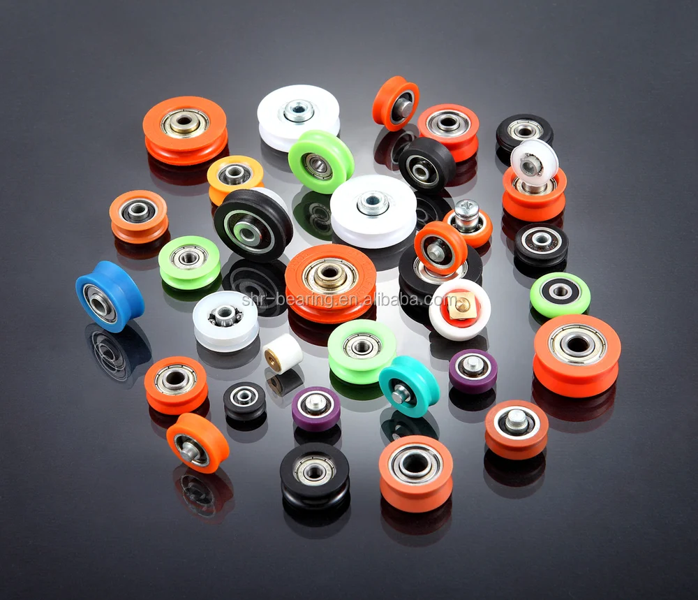 Rubber coated ball bearing, plastic roller bearings, shower door roller bearings, View Rubber