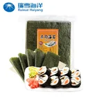 Healthy seafood products green roasted seaweed nori 100 sheets for sushi