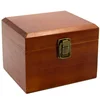 Lacquer wood box with metal initial letter Lacquer jewelry box