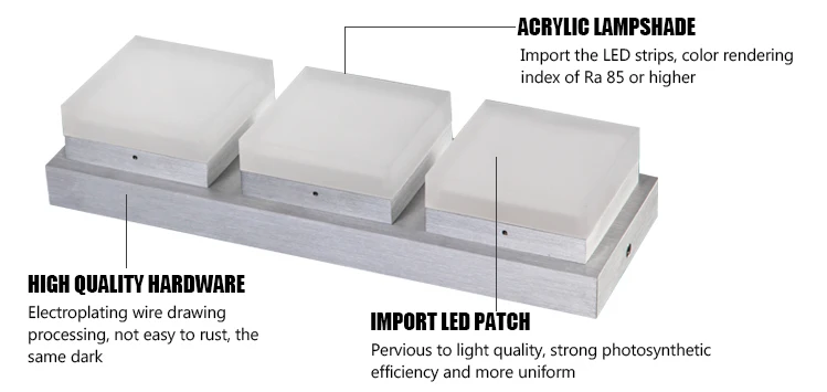 New design elegant square ceiling light