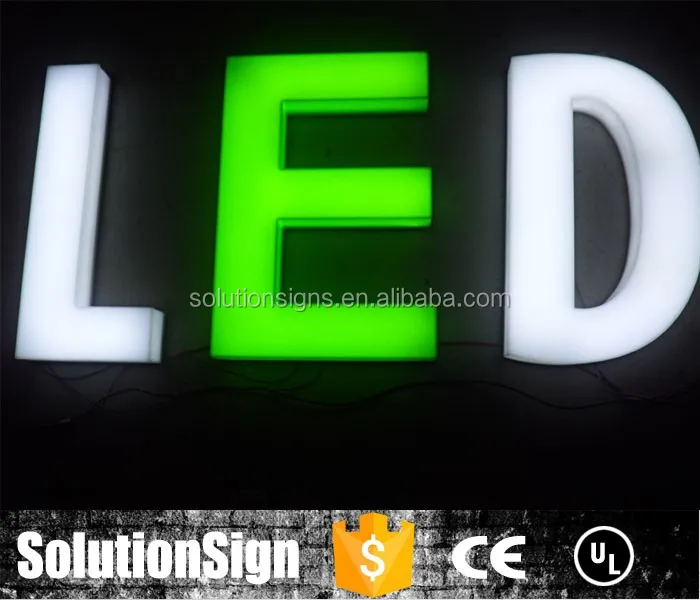 wholesale illuminated led letter sign for full lighting style