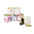 Metal Candy Trinket Tin Jewelry Tea Coin Storage Square Case Jewelry Box Bins