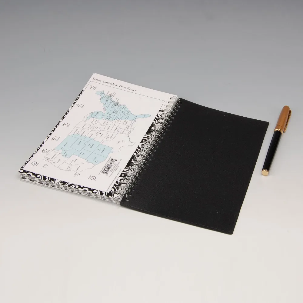 dongguan factory cheap spiral a5 pvc notebook/student exercise