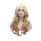synthetic ombre hair weave hair long curly wigs inch synthetic braiding hair synthetic wig vendor