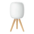 Modern style wooden ABS desk led lamp