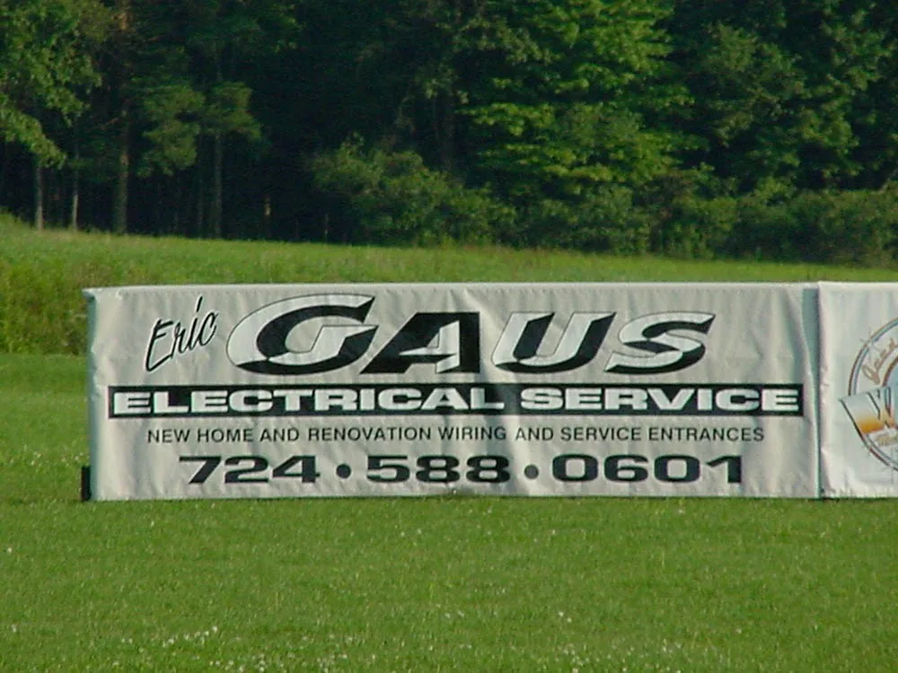 High Quality Custom Printed Mesh Yard Banner