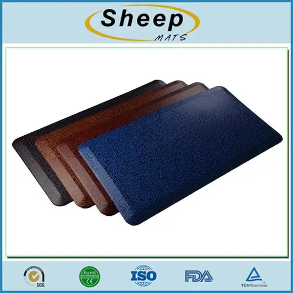 PU foaming foot standing anti fatigue floor new design kitchen mat