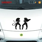 Custom waterproof Vinyl Transparent Bumper Window Car Magnets Sticker