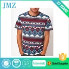 custom wholesale T-shirt With Aztec Print OEM men China supplier