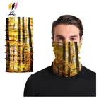 Fabric Microfiber Custom Camping AutumnTree Bandana Scarf