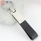 Metal Key Belt Loops Black Leather Strap Through Waist Belt Keyring Keychain Key Chain Ring Key Fob