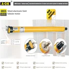 Tubular motor for motorized roller blinds, venetian blinds and zebra blinds