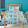 Girls Boys Single Size cotton kids child comforter Quilt Bedding Set w/ Pillowcase 210x140cm