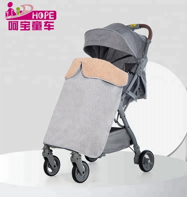 baby stroller cover on leg with keep warm function