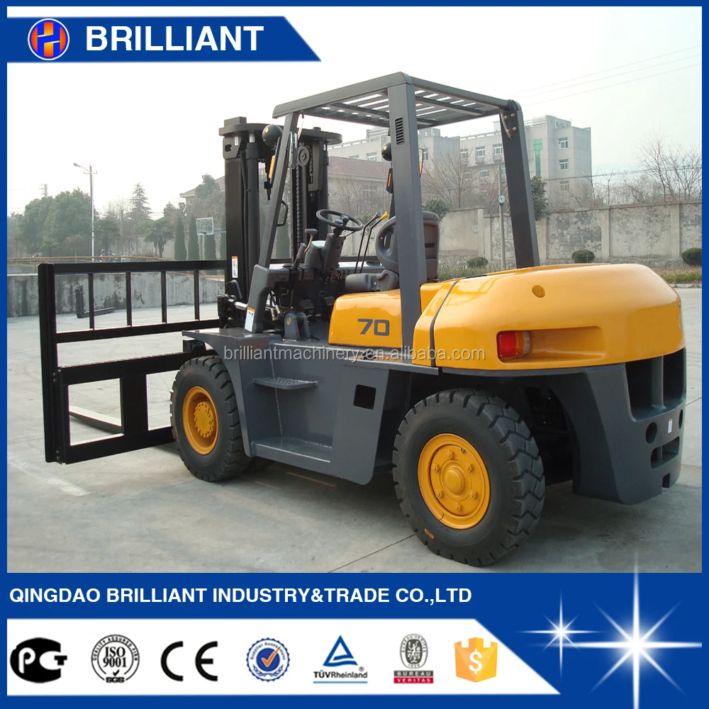 7 Ton New Forklift Price Manual Forklift For Sale With Side Shifter