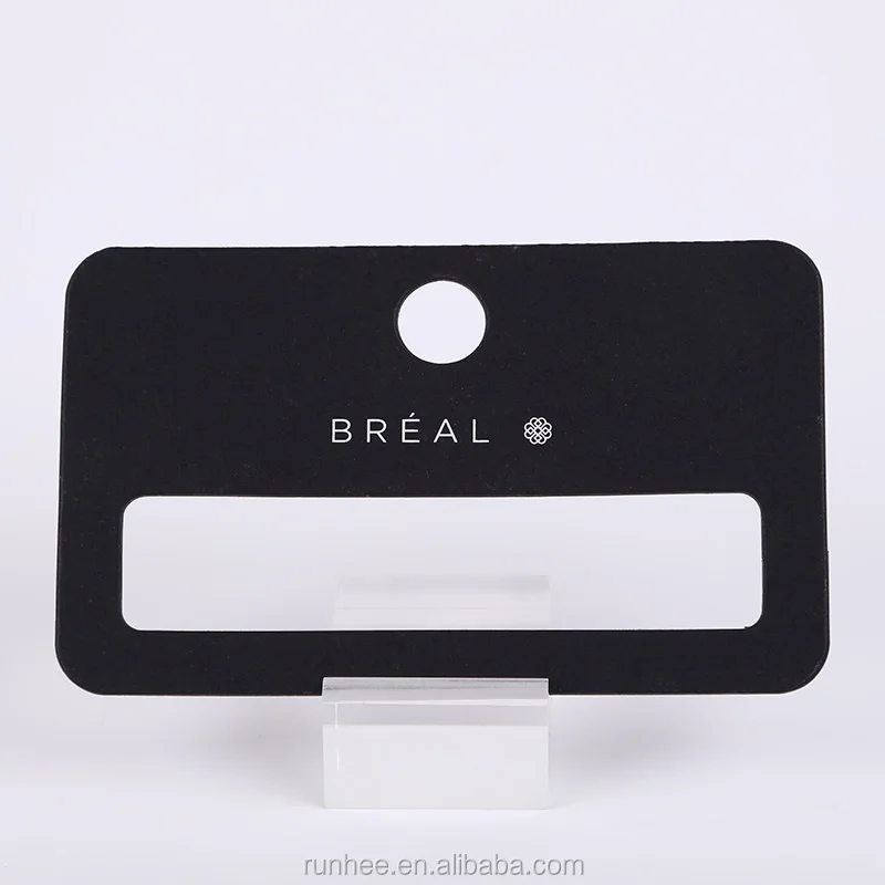 OEM Logo Cardboard Scarf Hangers Customizable Size Recycled Paper Hangers