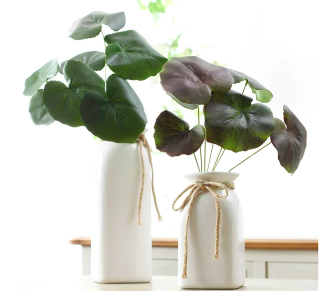 artificial silk flower decoration lotus leaf artificial plant