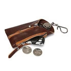 Keychain Coin Wallet Holder for Car Organizer Case Card Coin Zipper case