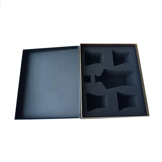 custom retail printed high quality wine glass gift box with