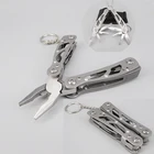 Multifunction knife tool keychain with opener