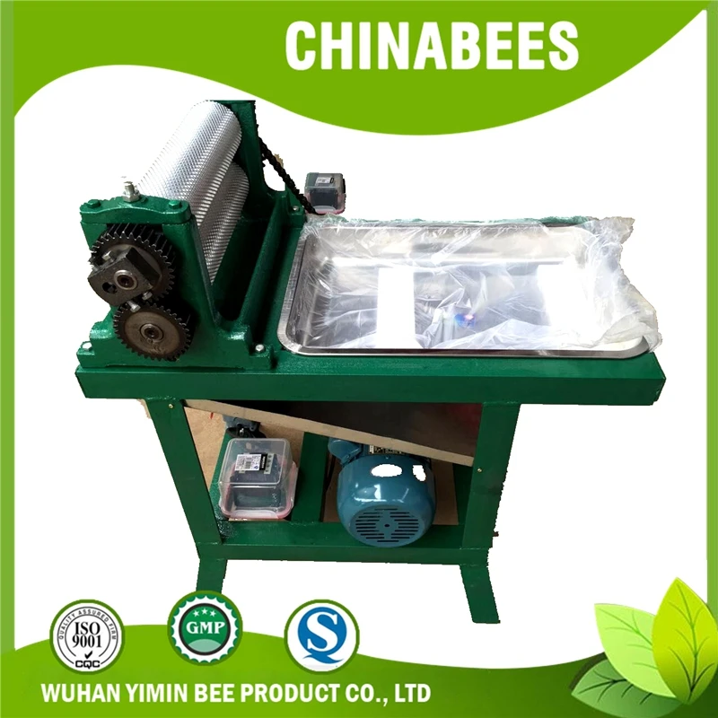 Electric beeswax foundation machine /beeswax foundation roller flower pattern beekeeping equipment