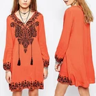 New fashion design embroidered dubai kaftan dress