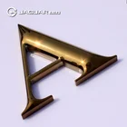 Metal 3d Sign Mirror Finished Gold Stainless Steel 3d Round Surface Metal Letter Signs