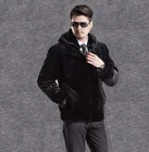 wholesale Hot style thick super warm artificial fox fur winter men fake fur coat with hat