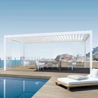 motorised aluminum roof aerofoil blade louvres