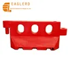 Red and Yellow Water filled red plastic road traffic barrier supplier