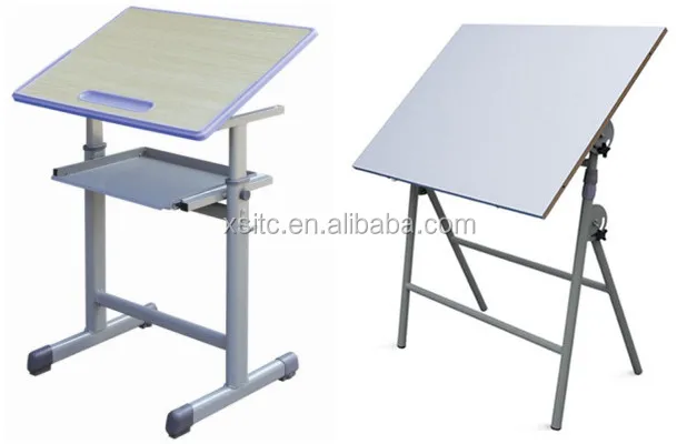 Art School Using Mdf Folding Drawing Desk And Chair Sketching