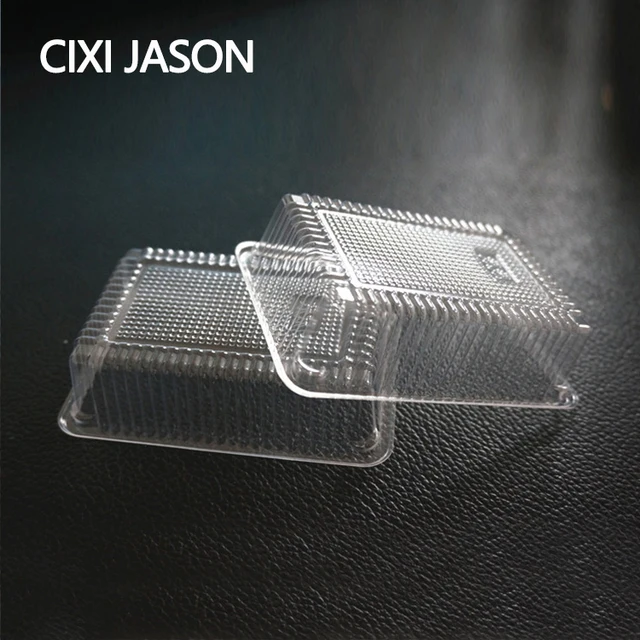 eco-friendly plastic mooncake packaging clear plastic cake box