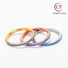 Simple Models Saudi Arabic Engagement Wedding Gold Rings For Women