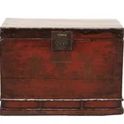 31" living room storage trunk home decoration cheap Chinese antique wooden trunk