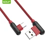 New arrival T shape quick charging 2.4A mobile phone accessories data cable for type c