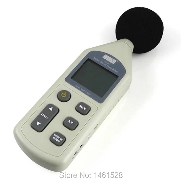 Sound Level Meter 30~130dB Digital Noise Sound Pressure Level Meter USB freeship