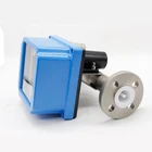 LZ100 Stainless steel Metal tube flow meter 4-20mA standard signal output water rotameter
