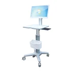 computer table on wheels instrument Trolley hospital crash cart medical trolley