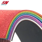 eva foam bright colored handmade glitter plastic sheet Children DIY handmade materials